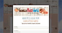 Desktop Screenshot of georgiapeachworld.com