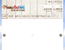Tablet Screenshot of georgiapeachworld.com